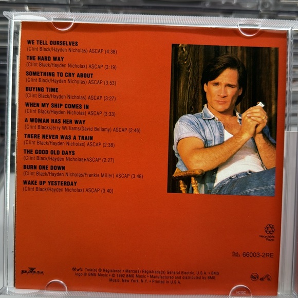 Clint Black - The Hard Way on CD. 1992 - Picture 5 of 5